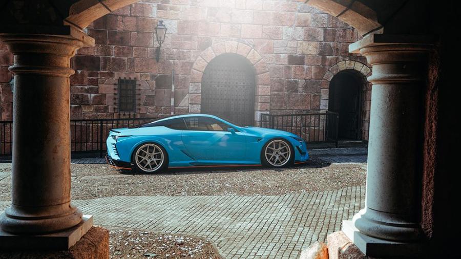  Lexus LC500 Semi-Gulf by Wald 2018 года  (фото 8 из 15)